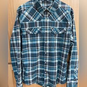 STIO Men's Plaid Button-Up Shirt